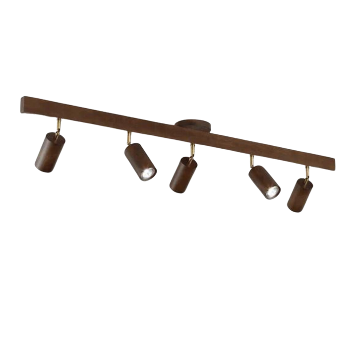 Deckenstrahler | Holz Verstellbar LED Stilvoll Stimmungsvolles Design Langlebig-Luzern Mode