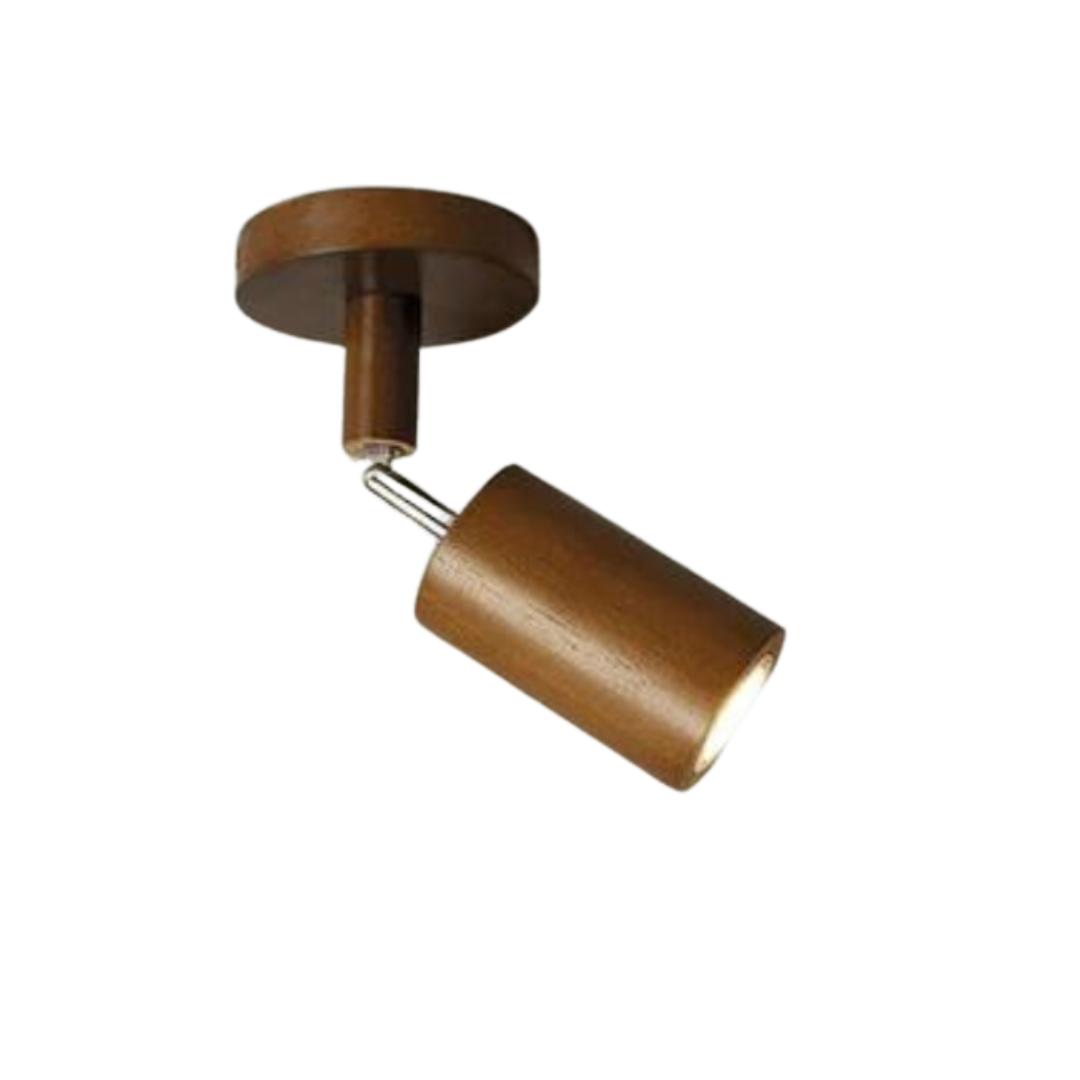 Deckenstrahler | Holz Verstellbar LED Stilvoll Stimmungsvolles Design Langlebig-Luzern Mode