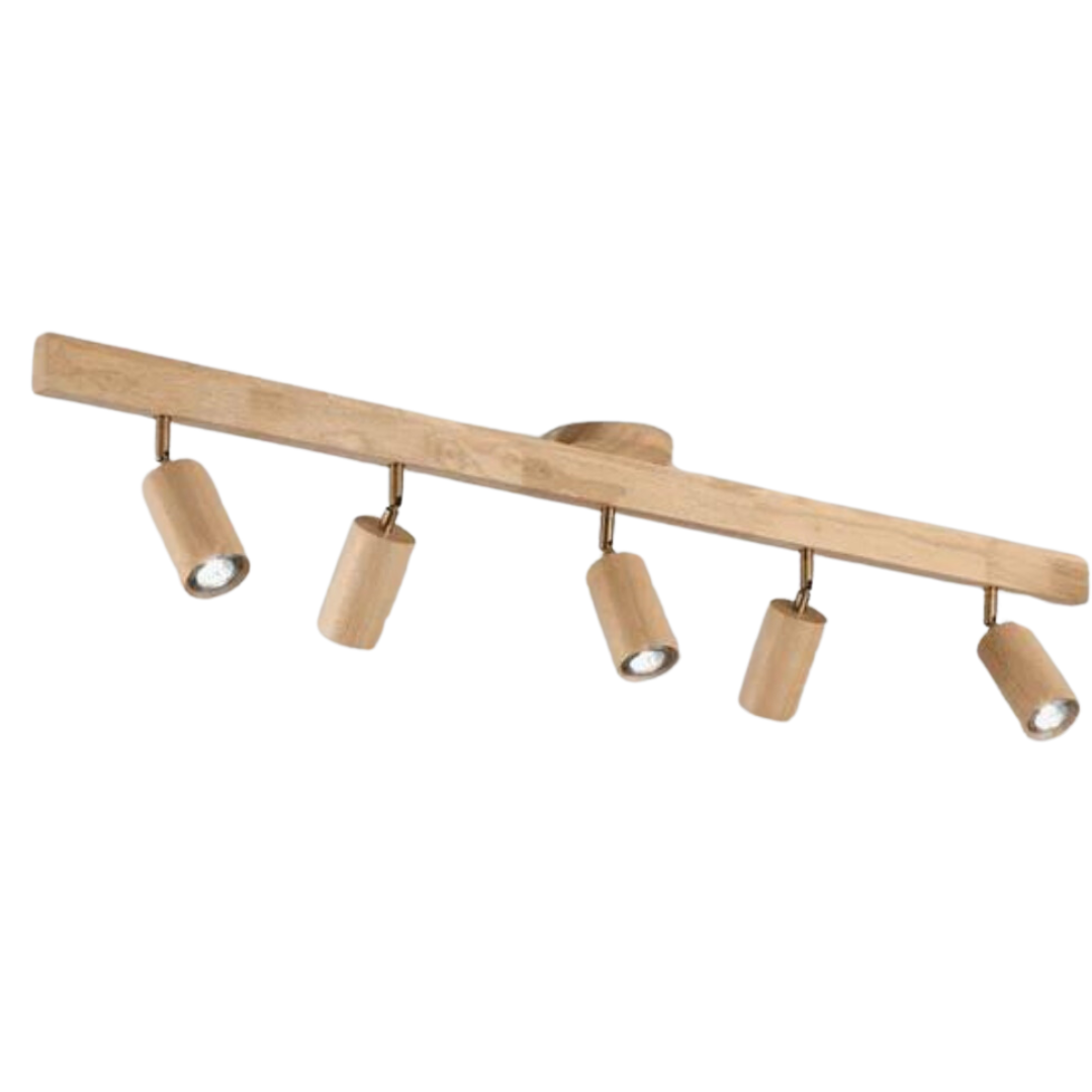 Deckenstrahler | Holz Verstellbar LED Stilvoll Stimmungsvolles Design Langlebig-Luzern Mode