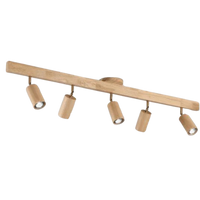 Deckenstrahler | Holz Verstellbar LED Stilvoll Stimmungsvolles Design Langlebig-Luzern Mode