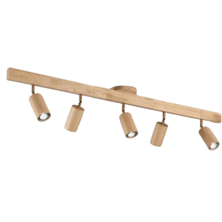 Deckenstrahler | Holz Verstellbar LED Stilvoll Stimmungsvolles Design Langlebig-Luzern Mode