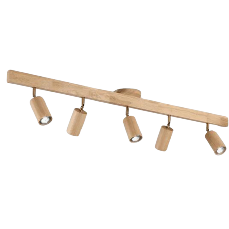 Deckenstrahler | Holz Verstellbar LED Stilvoll Stimmungsvolles Design Langlebig-Luzern Mode