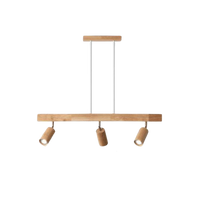 Deckenstrahler | Holz Verstellbar LED Stilvoll Stimmungsvolles Design Langlebig-Luzern Mode