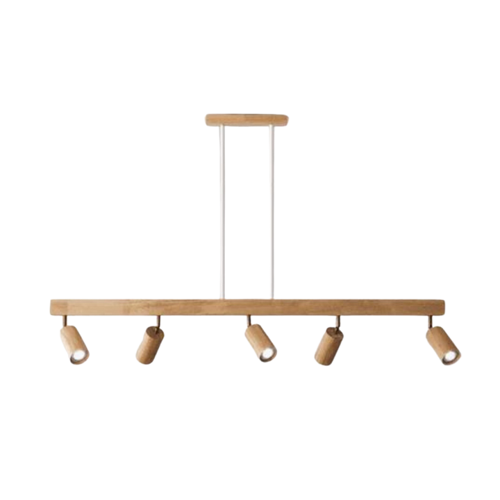 Deckenstrahler | Holz Verstellbar LED Stilvoll Stimmungsvolles Design Langlebig-Luzern Mode