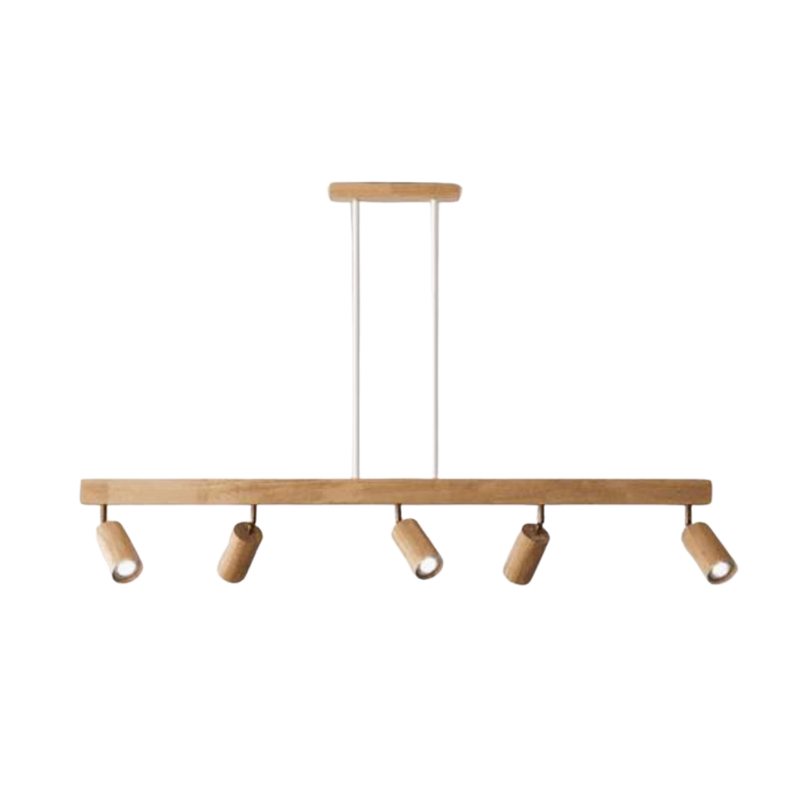 Deckenstrahler | Holz Verstellbar LED Stilvoll Stimmungsvolles Design Langlebig-Luzern Mode