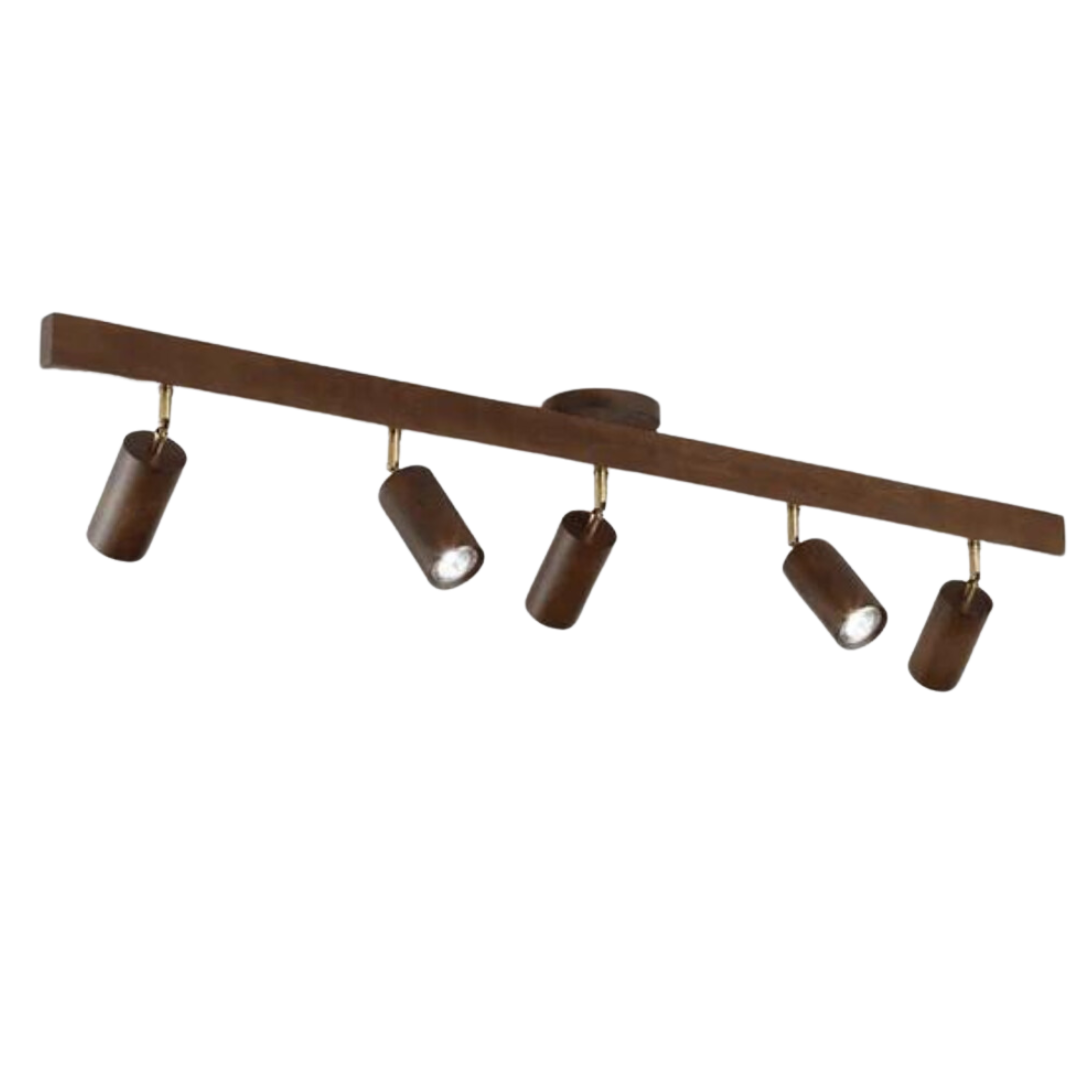 Deckenstrahler | Holz Verstellbar LED Stilvoll Stimmungsvolles Design Langlebig-Luzern Mode