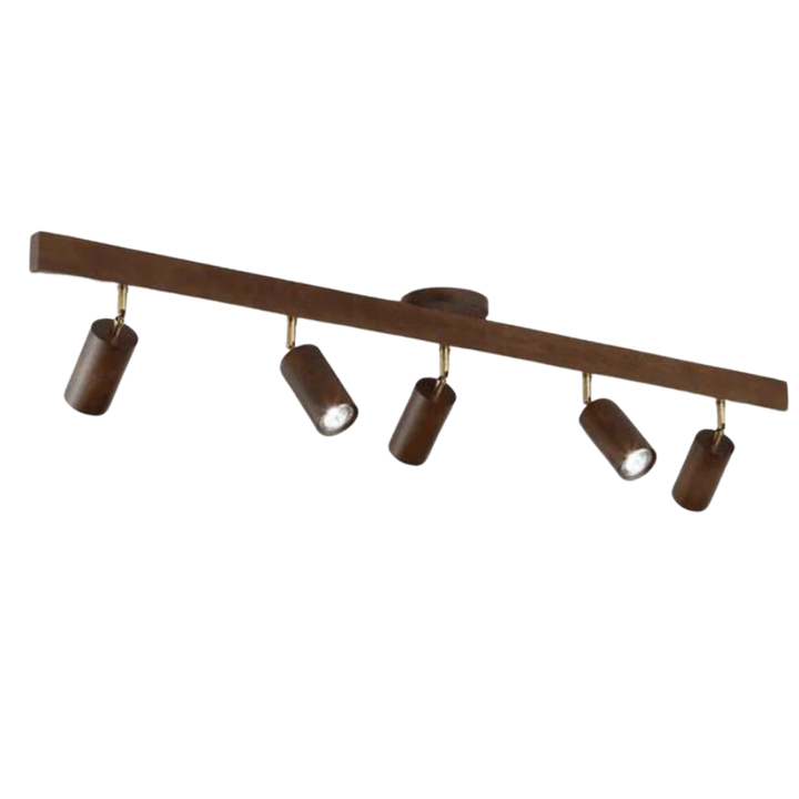 Deckenstrahler | Holz Verstellbar LED Stilvoll Stimmungsvolles Design Langlebig-Luzern Mode