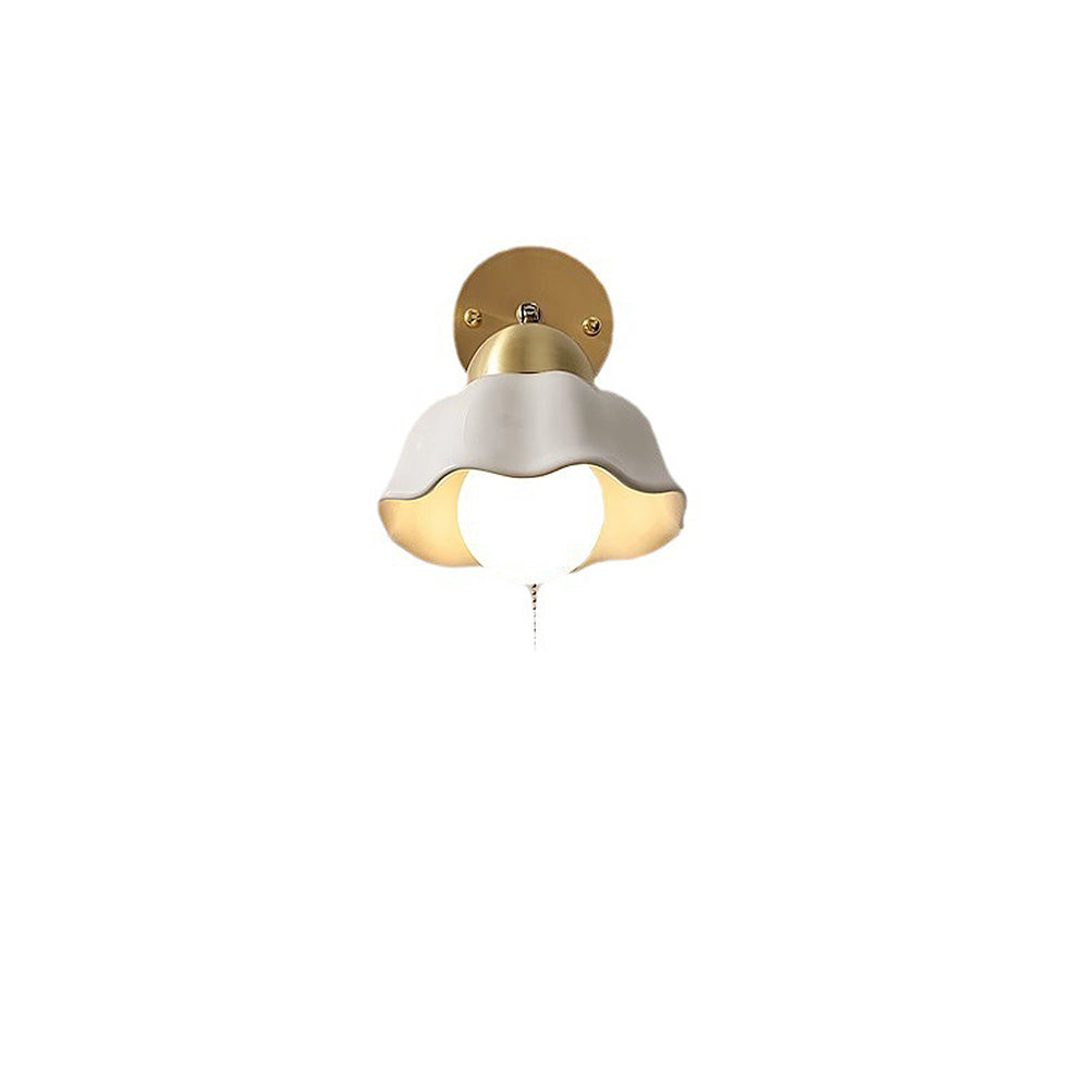 Weiße französische Wandleuchte | Verstellbarer Arm | Metall | Elegant-Luzern Mode