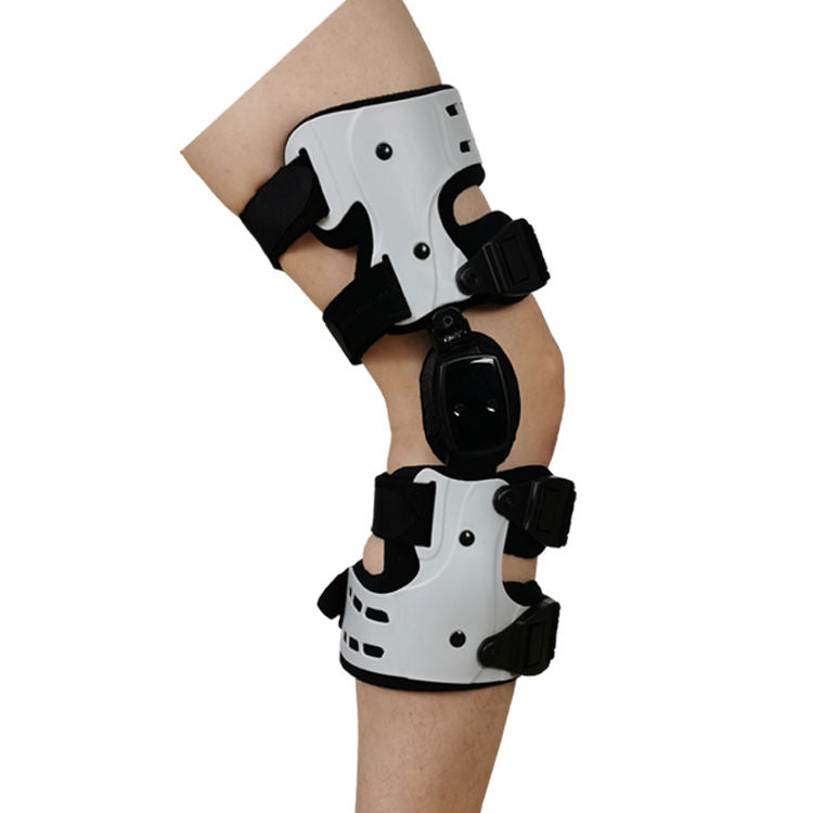 Kniebandage | Verstellbar | Universell | Schmerzlindernd | Stützend | Komfortabel-Grau – Linkes Bein-Luzern Mode