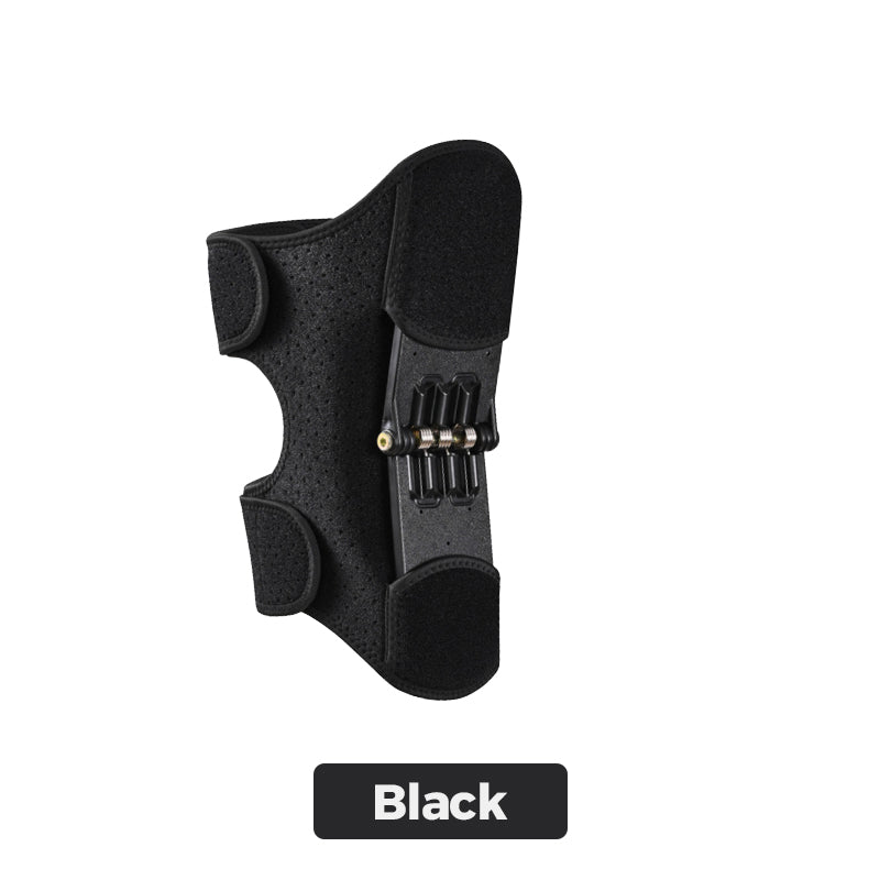 Knieorthese | Verstellbar Schmerzlinderung Unterstützung Komfortabel-Schwarz-M ( 33-35 cm)-Luzern Mode