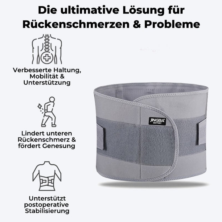 Lendenwirbelstütze | Verstellbar | Komfortabel | Atmungsaktiv | Vielseitig | Langlebig-Luzern Mode