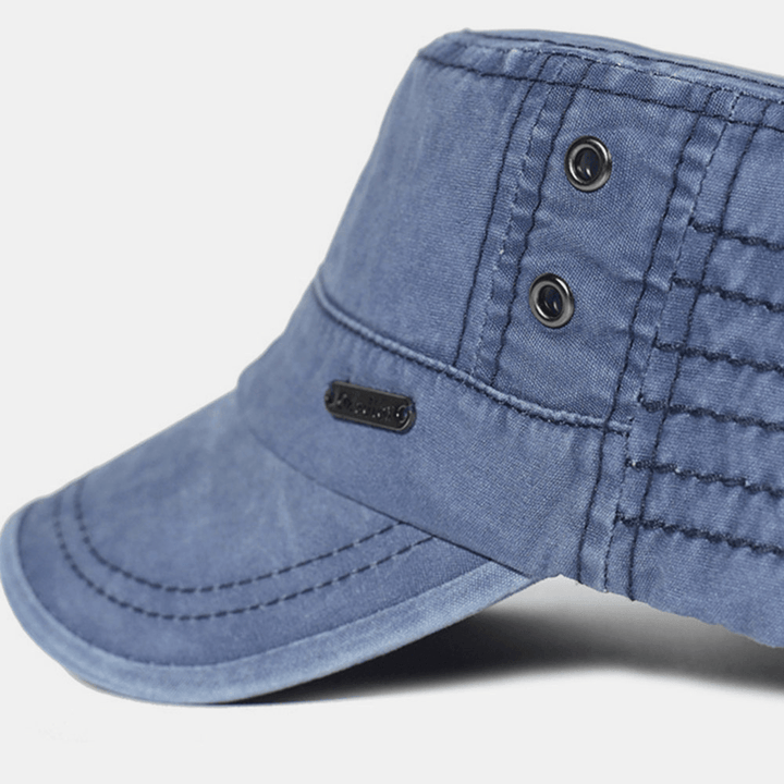 Herren Pet | Militär Design | Cool | Gewaschene Farbe | Baumwolle | Uni-Luzern Mode