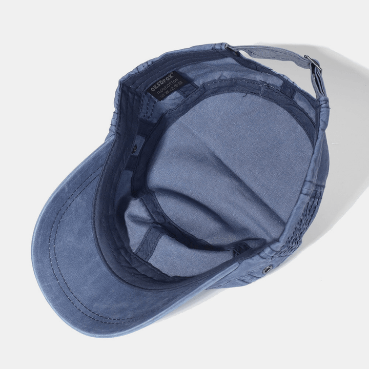Herren Pet | Militär Design | Cool | Gewaschene Farbe | Baumwolle | Uni-Luzern Mode