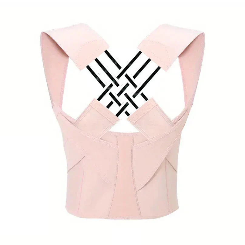 Atmungsaktiver BH mit Power-Velcro und breiten Trägern-Rosa Stil-Luzern Mode