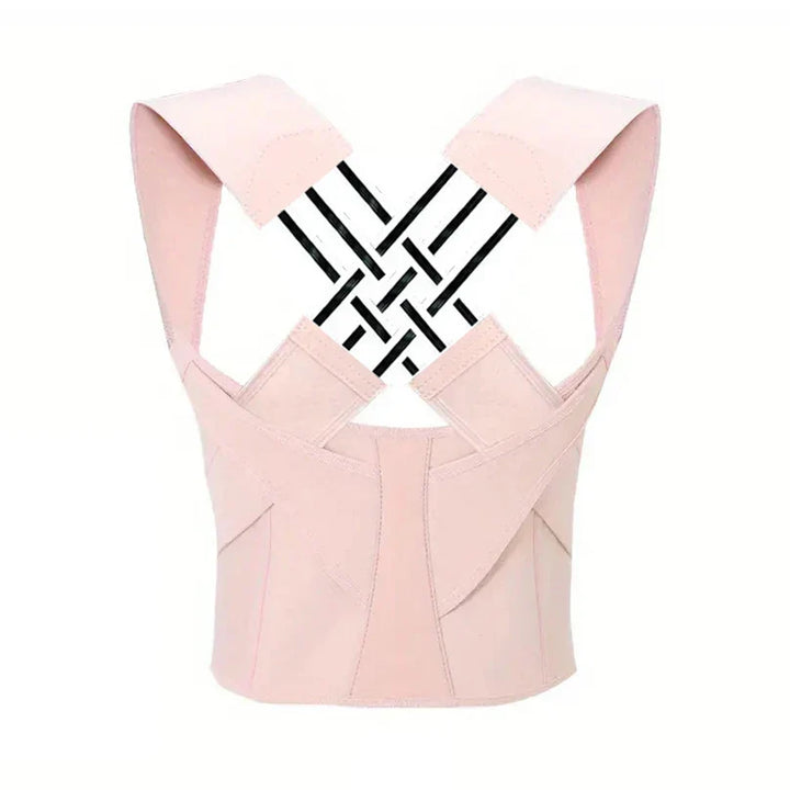 Atmungsaktiver BH mit Power-Velcro und breiten Trägern-Rosa Stil-Luzern Mode