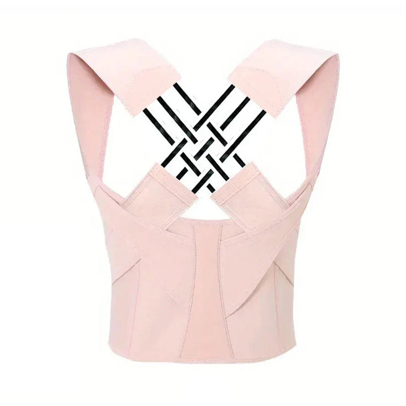 Atmungsaktiver BH mit Power-Velcro und breiten Trägern-Rosa Stil-Luzern Mode
