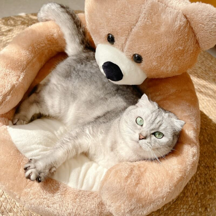 Haustierbett | Hundebett | Katzenbett | Komfort | Verstellbar-Luzern Mode