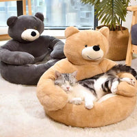 Haustierbett | Hundebett | Katzenbett | Komfort | Verstellbar-Luzern Mode