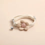 Katzenhalsband | Blume Verstellbar Stylisch Komfortabel Langlebig Weich-Beige-Luzern Mode