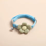 Katzenhalsband | Blume Verstellbar Stylisch Komfortabel Langlebig Weich-Blau-Luzern Mode