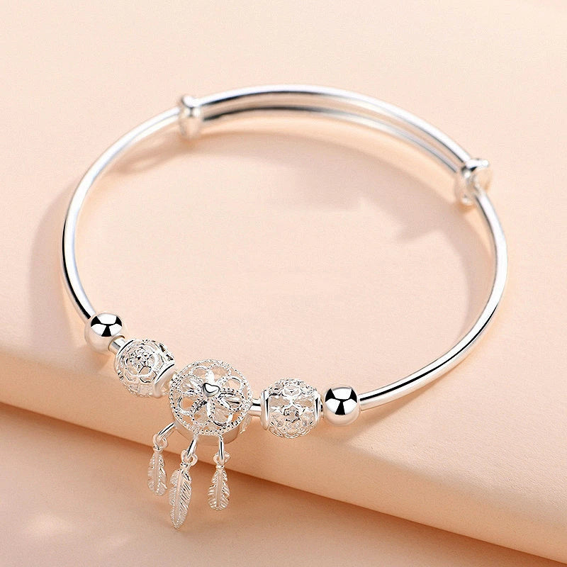 Armband für Damen | Verstellbar | Traumfänger | 925 Silber | Stilvoll-Luzern Mode