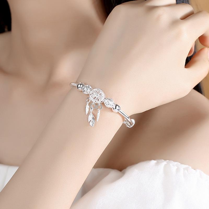 Armband für Damen | Verstellbar | Traumfänger | 925 Silber | Stilvoll-Luzern Mode