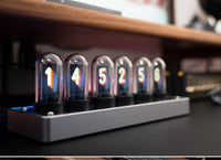 Nixie Tischuhr | Vertikal | Klassisch | LED | Netzbetrieb | Kompakt-Luzern Mode