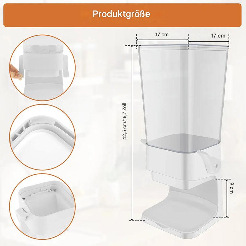 Getreidespender | Vertikal Vielseitig Transparent Langlebig Kompakt-Luzern Mode