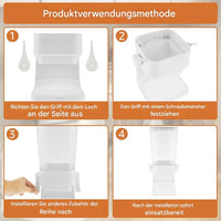 Getreidespender | Vertikal Vielseitig Transparent Langlebig Kompakt-Luzern Mode