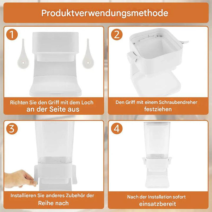 Getreidespender | Vertikal Vielseitig Transparent Langlebig Kompakt-Luzern Mode