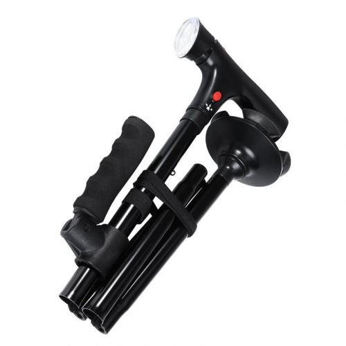 Gehstock | Seniorenhilfe Leichtgewicht LED Aluminium Langlebig Stabil-Luzern Mode