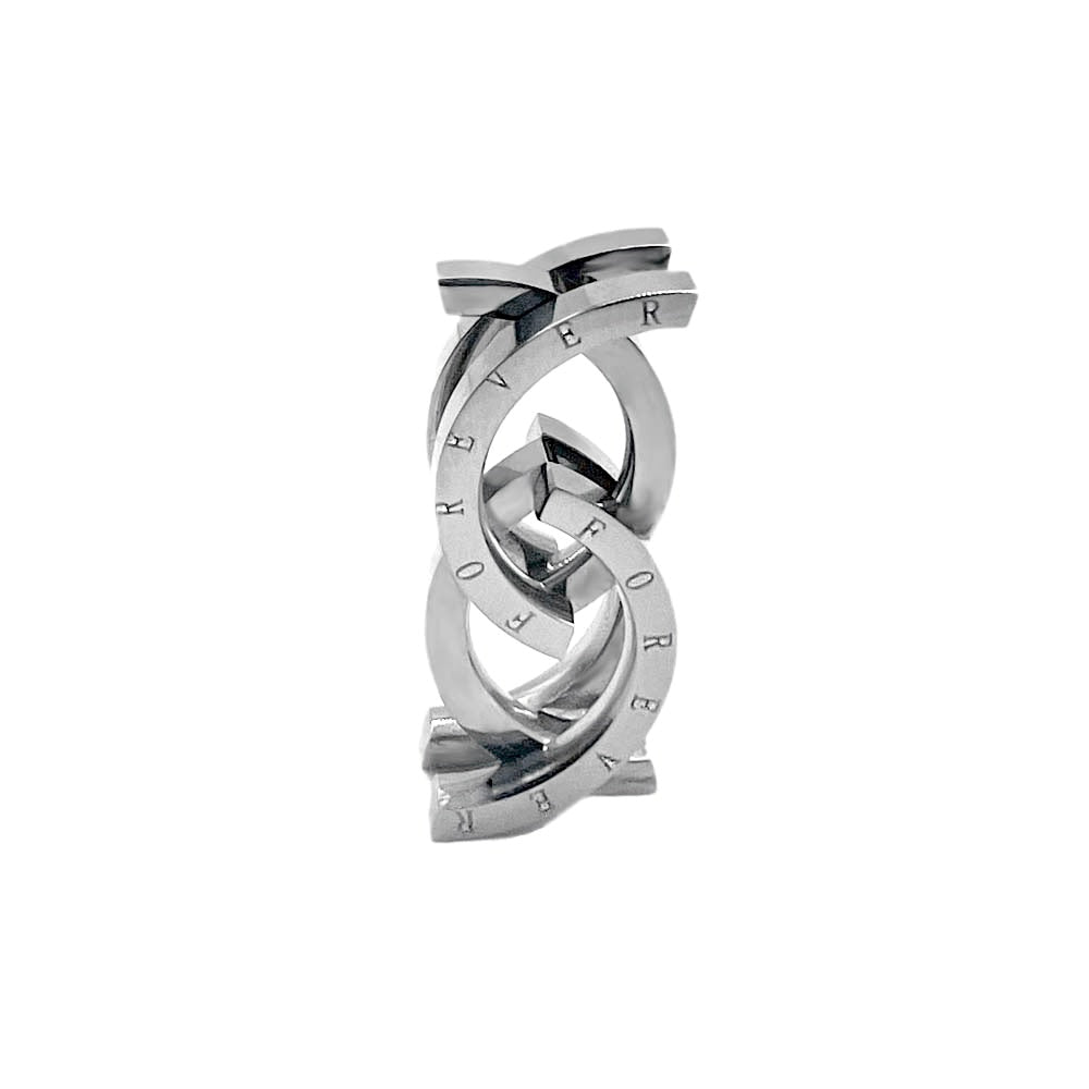 Silberner Ring | Anpassbar | Anhänger | Vielseitig | Einzigartig | Stilvoll-Luzern Mode