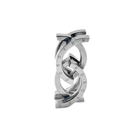 Silberner Ring | Anpassbar | Anhänger | Vielseitig | Einzigartig | Stilvoll-Luzern Mode