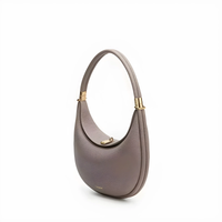 4-in-1 Damen Handtasche mit Schulterriemen Leder-Beige-Luzern Mode