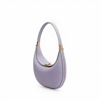 4-in-1 Damen Handtasche mit Schulterriemen Leder-Lavendel-Luzern Mode