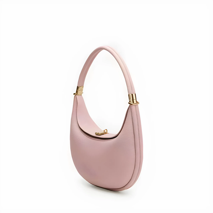 4-in-1 Damen Handtasche mit Schulterriemen Leder-Rosa-Luzern Mode