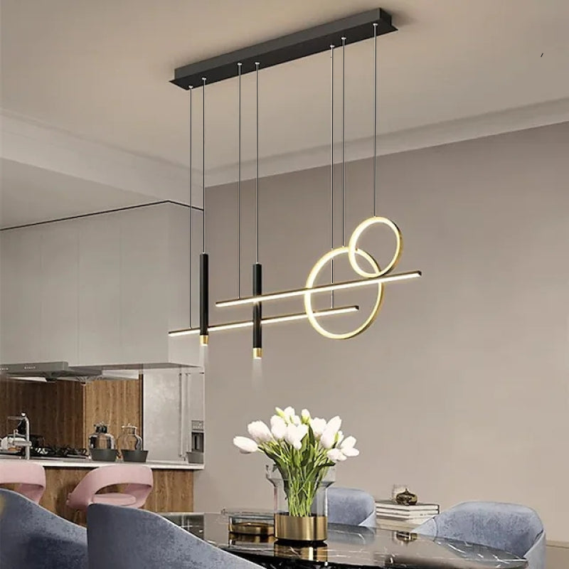 Hängeleuchte | LED Einzigartig Stilvoll Minimalistisch Vielseitig Langlebig-Gold-Dimmbar-Luzern Mode