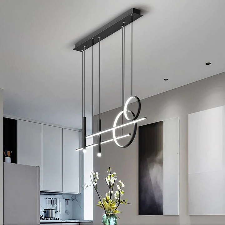 Hängeleuchte | LED Einzigartig Stilvoll Minimalistisch Vielseitig Langlebig-Schwarz-3 Farben-Luzern Mode