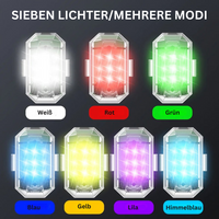 LED-Taschenlampe | Farbig Langlebig Auffällig Kompakt Set Wetterfest-Luzern Mode