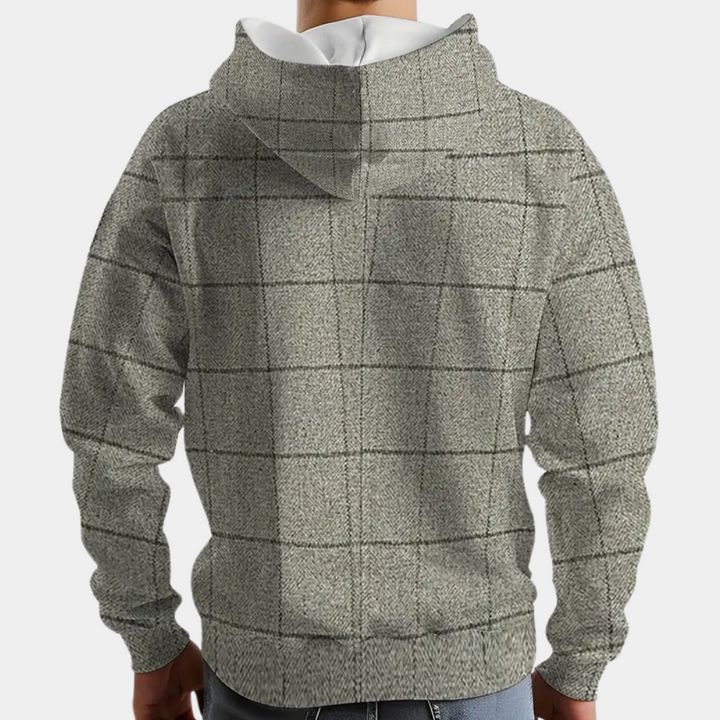 Herren Hoodie mit Anzugdesign - Stilvoller Kapuzenpullover-Luzern Mode