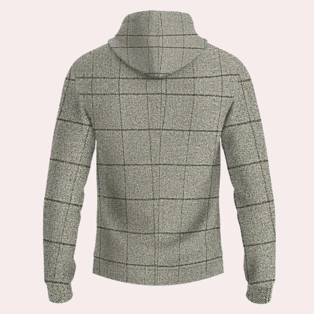 Herren Hoodie mit Anzugdesign - Stilvoller Kapuzenpullover-Luzern Mode