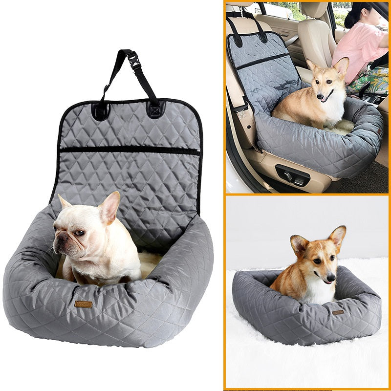 Hundebett Autositz | Vielseitig Weich Sicher Komfortabel Langlebig-Luzern Mode