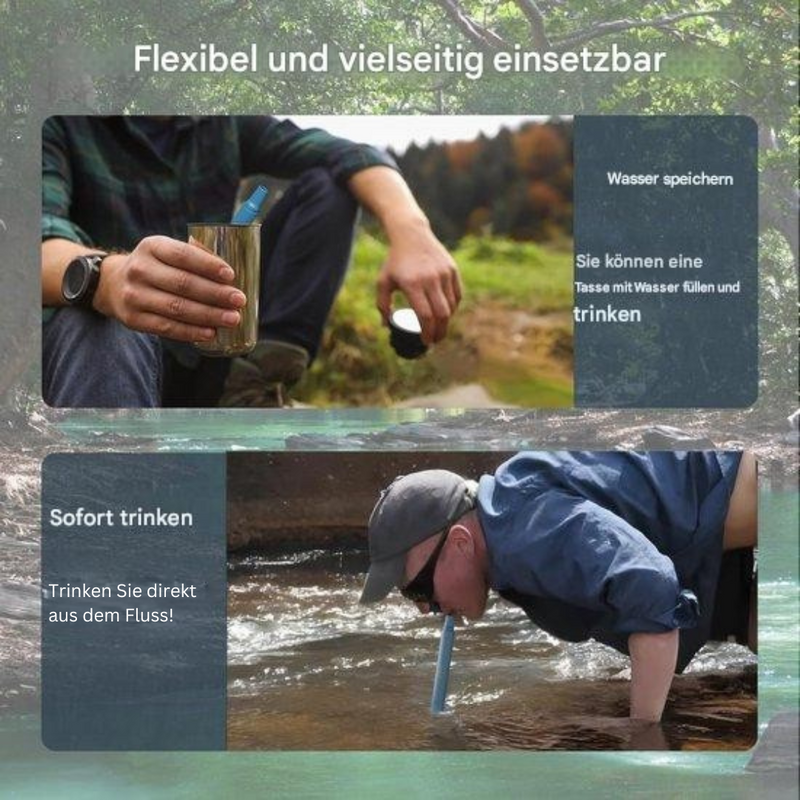 Notfallset | Vielseitig | Komplett | Feuerstarter | Wasserfilter | Erste Hilfe | Wiederaufladbar-Luzern Mode