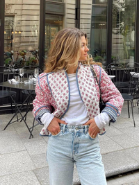 Boho Kimono Jacke Damen - Gemustertes Design, Leicht-Luzern Mode