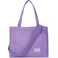 Große Damen Handtasche für Laptop und iPad Pro 14 Zoll-Mittel-Lila-Luzern Mode