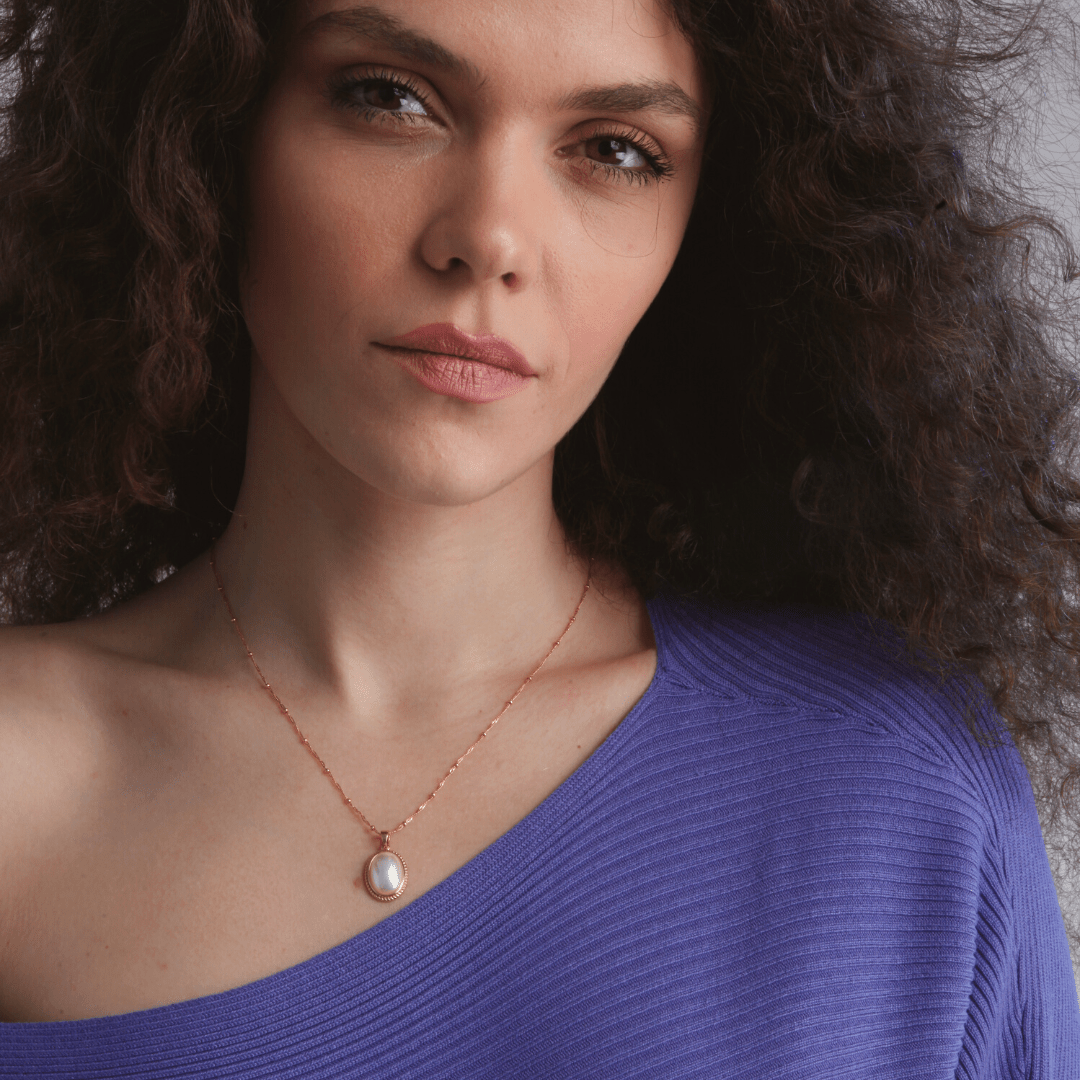 Goldene Perlenkette | Vintage | Stilvoll | Einzigartig | Handgefertigt | Luxus 14K-Luzern Mode