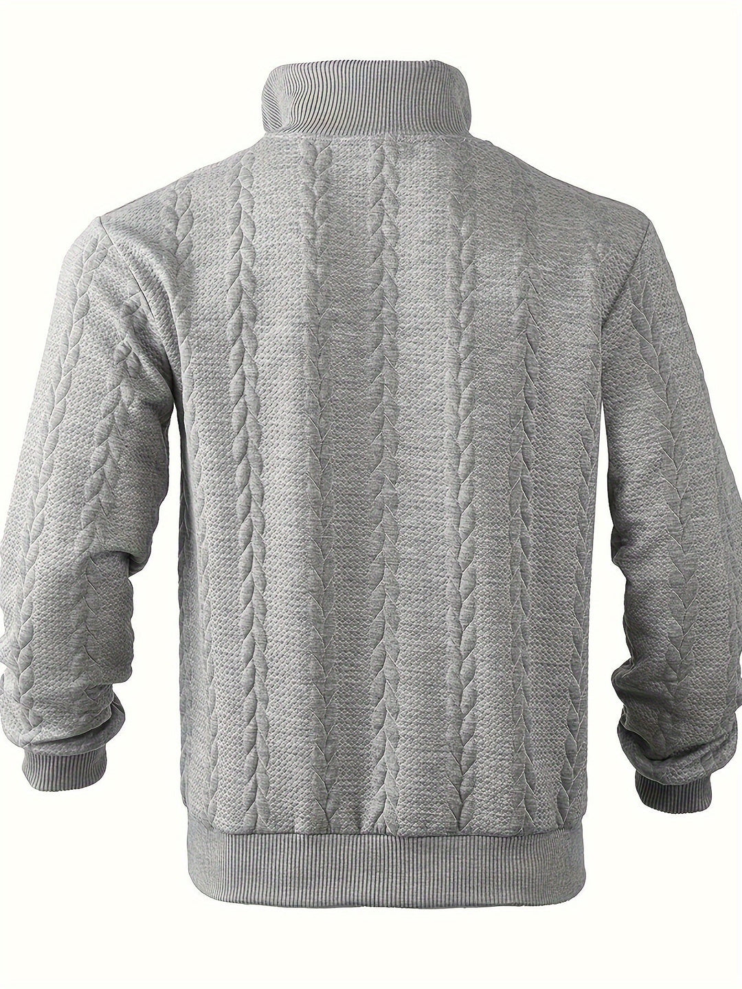 Herren Strickpullover mit Zopfmuster für kalte Tage-Luzern Mode
