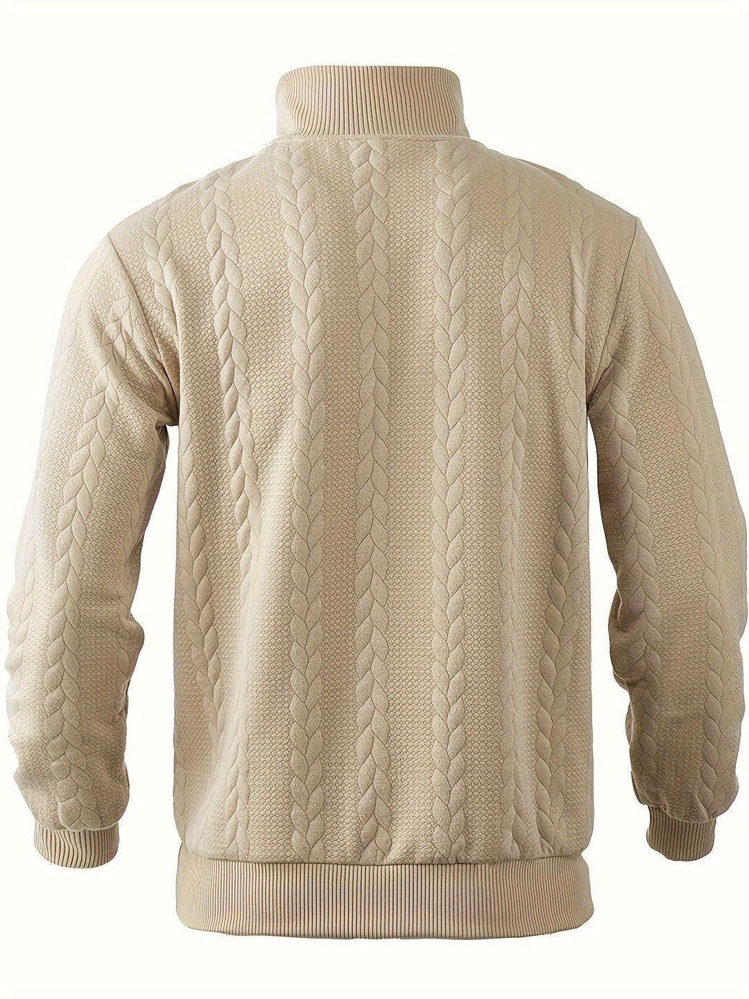 Herren Strickpullover mit Zopfmuster für kalte Tage-Luzern Mode