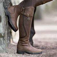Wasserdichte Reitstiefel für Damen - Komfort & Stil-Dunkelbraun-36-Luzern Mode