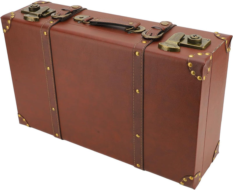 Vintage Leder-Overnight-Handgepäckkoffer mit Legierungsschloss – Heritage Braun